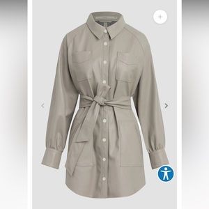 Hudson jeans oversized shirt dress size s